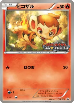Chimchar 171, Black & White Promos Japanese card