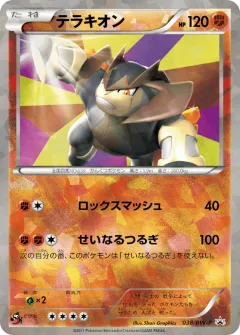 Terrakion 038, Black & White Promos Japanese card