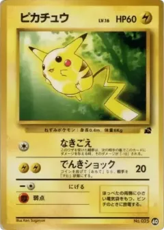 Pikachu 40, Intro Pack (Bulbasaur) Japanese card
