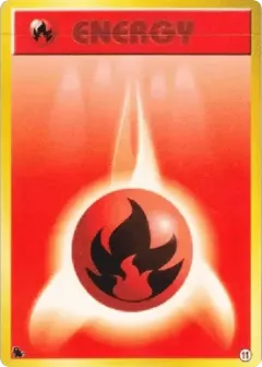 Fire Energy 11, Intro Pack (Squirtle) Japanese card