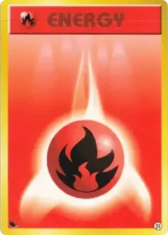 Fire Energy 31, Intro Pack (Squirtle) Japanese card
