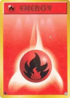 Fire Energy 4, Intro Pack (Squirtle) Japanese card