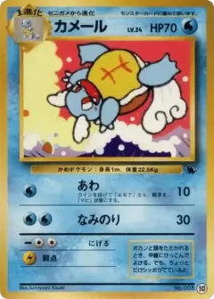 Wartortle 10, Intro Pack (Squirtle) Japanese card