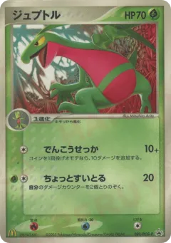 Grovyle 081, PCG Promos Japanese card