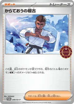 Black Belt's Training 249, Scarlet & Violet Promos Japanese card