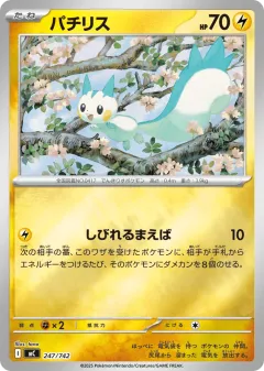Pachirisu 247, Start Deck 100 Battle Collection Japanese card