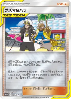 Guzma & Hala 087, Sword & Shield Promos Japanese card