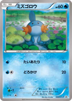Mudkip 109, XY Promos Japanese card
