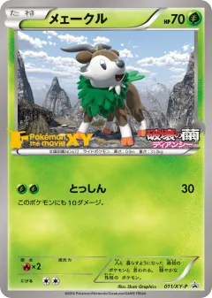 Skiddo 011, XY Promos Japanese card