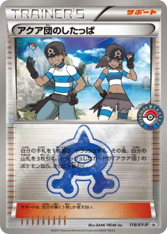 Team Aqua Grunt 119, XY Promos Japanese card