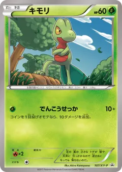 Treecko 107, XY Promos Japanese card