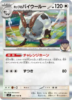 Hop's Dubwool 086/100, Battle Partners Japanese card