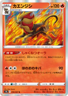 Pyroar 016/067, Battle Region Japanese card