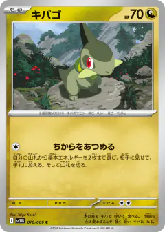 Axew 070/086, Black Bolt Japanese card