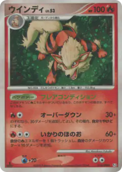 Arcanine 010/090, Bonds to the End of Time Japanese card