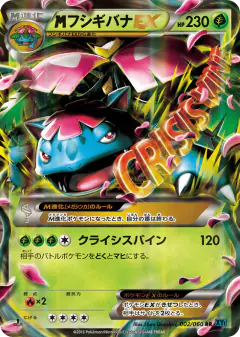 M Venusaur-EX 002/060, Collection X Japanese card