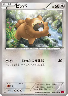 Bidoof 050/060, Collection Y Japanese card