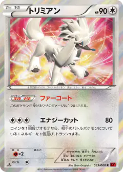 Furfrou 053/060, Collection Y Japanese card