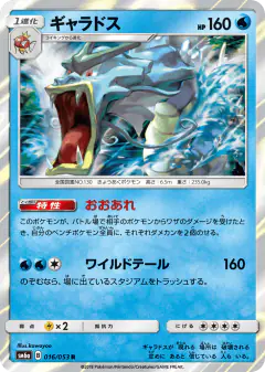 Gyarados 016/053, Dragon Storm Japanese card