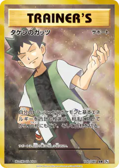 Brock's Grit 100/087, Expansion Pack 20th Anniversary Japanese card