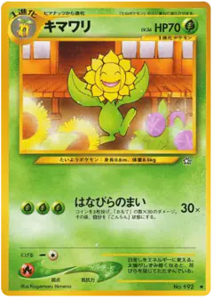 Sunflora No.192/096, Gold, Silver, to a New World... Japanese card