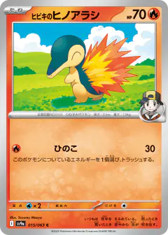Ethan's Cyndaquil 015/063, Hot Air Arena Japanese card
