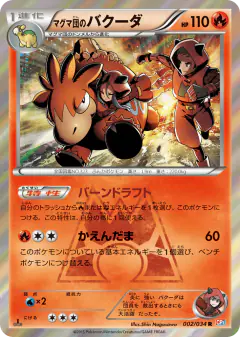 Team Magma's Camerupt 002/034, Magma Gang VS Aqua Gang: Double Crisis Japanese card