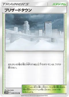 Blizzard Town 049/054, Sky Legend Japanese card