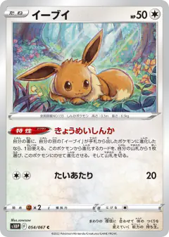 Eevee 054/067, Space Juggler Japanese card