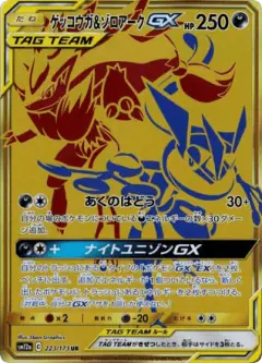 Greninja & Zoroark-GX 223/173, TAG TEAM GX: Tag All Stars Japanese card