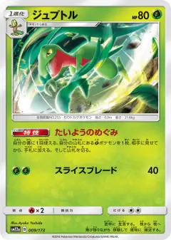 Grovyle 009/173, TAG TEAM GX: Tag All Stars Japanese card